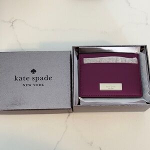 Kate Spade Plum Card Holder